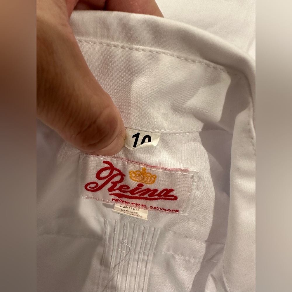 Guayabera Cotton Formal Shirt for Boys Traditional Latin Events - Picture 4 of 4